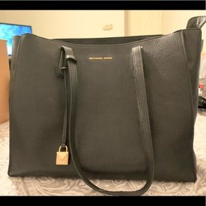 Michael Kors Purse - black and gold